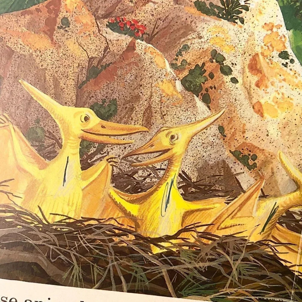 Vintage 1989 I Am  a Big Dinosaur Book Francois Crozat - Picture 13 of 16